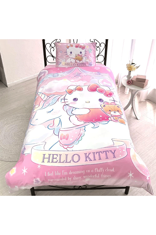 Bed Sheets Set: Hello Kitty Alt Japansk