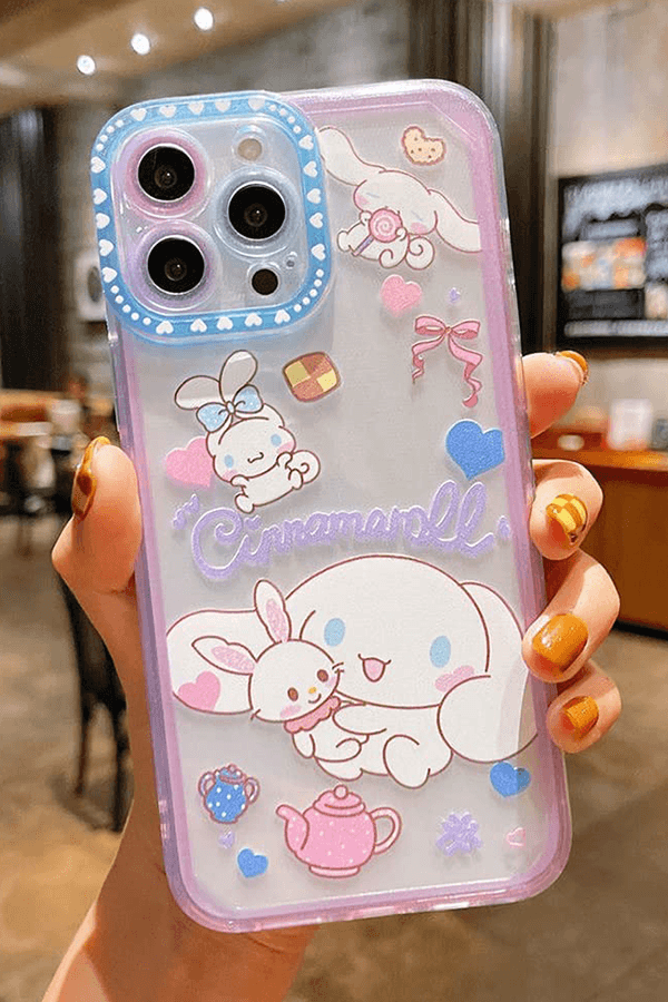 Cute iPhone Clear Case: Cinnamoroll Alt Japansk