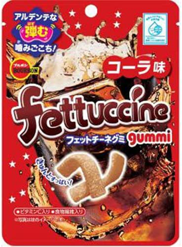 Fettuccine Gummi: Cola Flavor 50g Alt Japansk