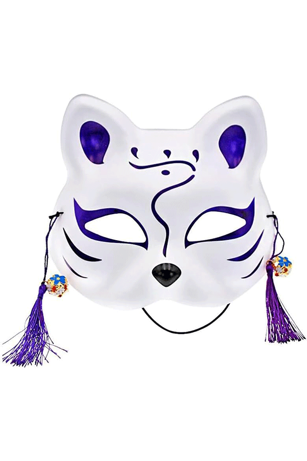 Fox Mask Set of 3 Japanese Style Alt Japansk