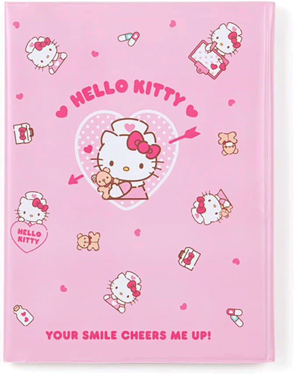 Medicine Notebook & Examination Voucher Case: Hello Kitty Alt Japansk