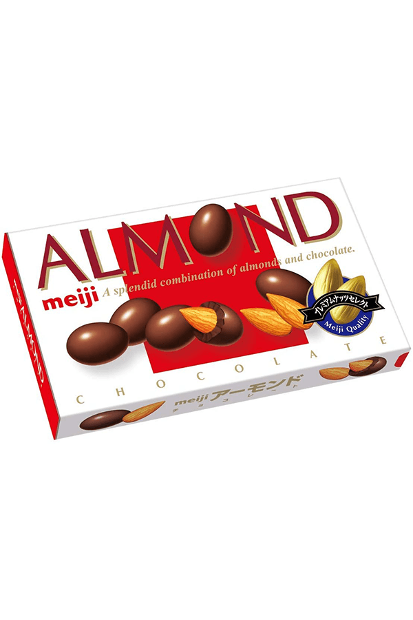 Meiji: Chocolate Almond 88g Alt Japansk