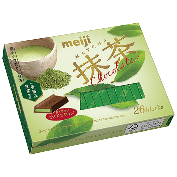 Meiji: Matcha Chocolate 120g Alt Japansk