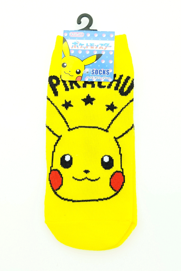 Pikachu Socks 23-25cm: Pokemon Alt Japansk