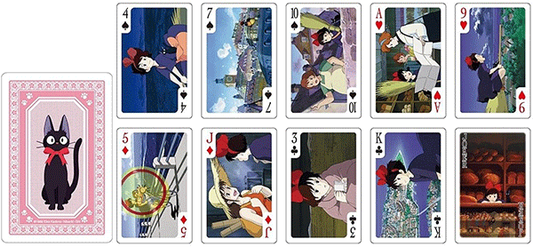 Playing Cards: Kiki's Delivery Service Alt Japansk