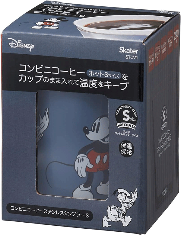 Stainless Steel Tumbler: Mickey & Donald 240ml Alt Japansk