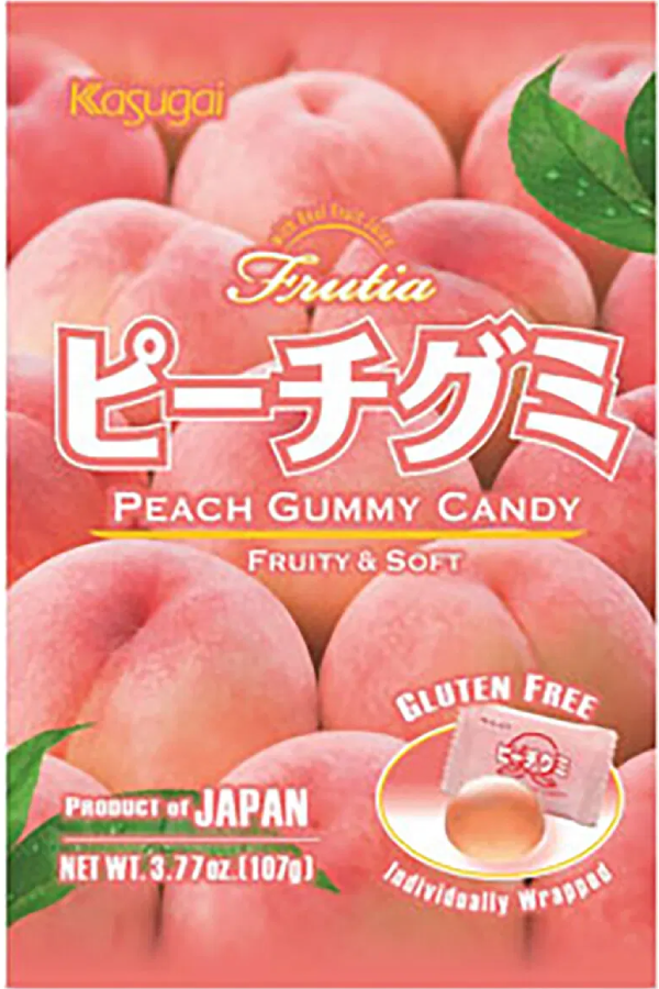 Kasugai Peach Gummy 107g