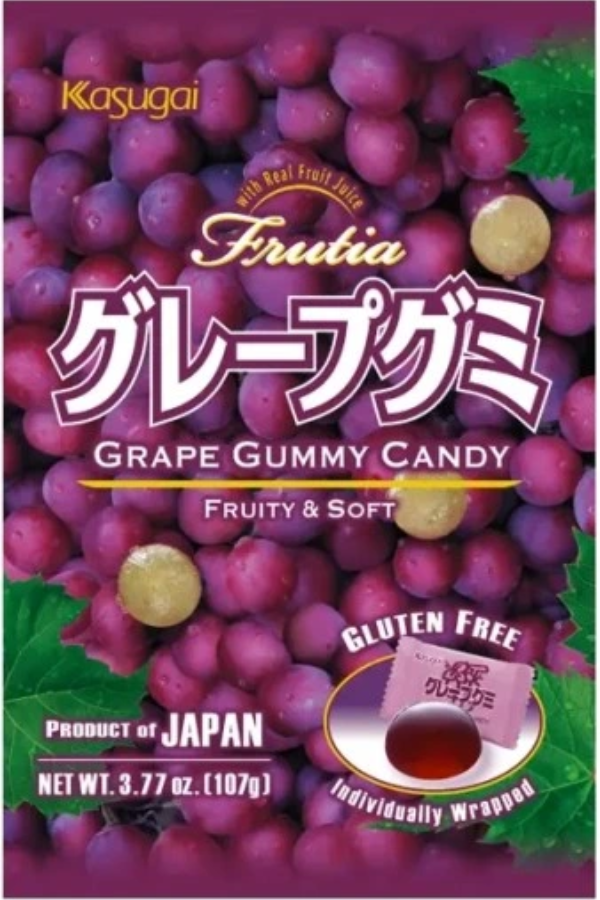 Kasugai Grape Gummy 107g
