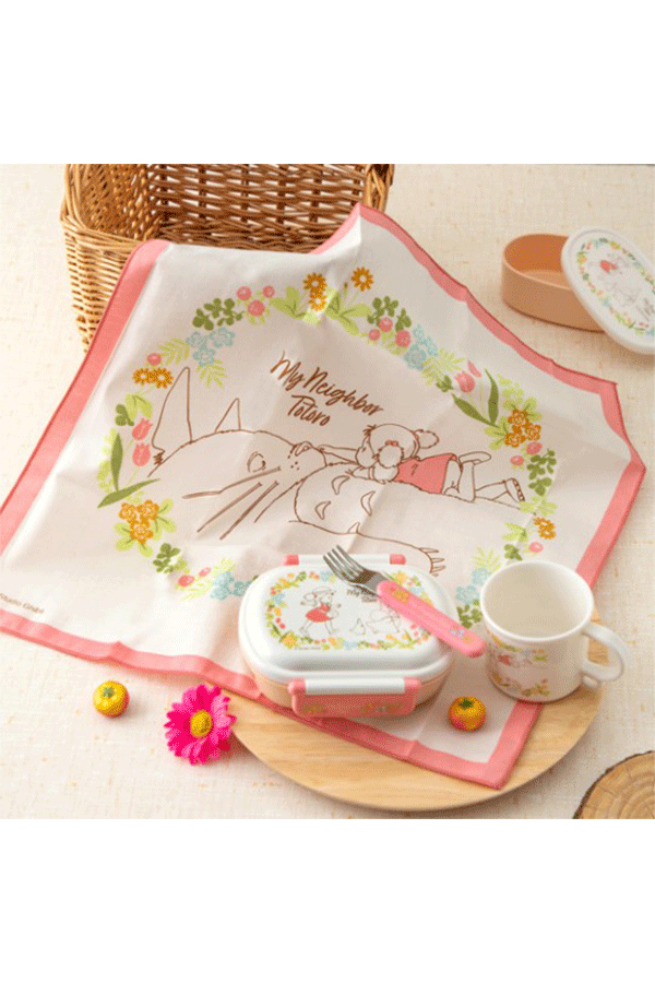 Totoro & Mei Lunch Cloth: My Neighbor Totoro Alt Japansk