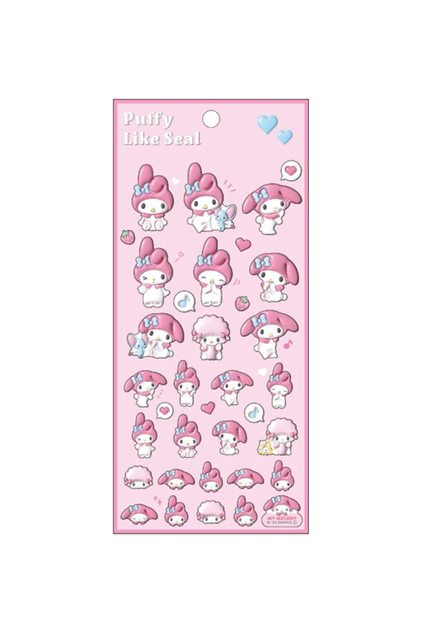 Sanrio Puffy Klistremerker | 3D Seal Stickers | Dekorer Med Stil