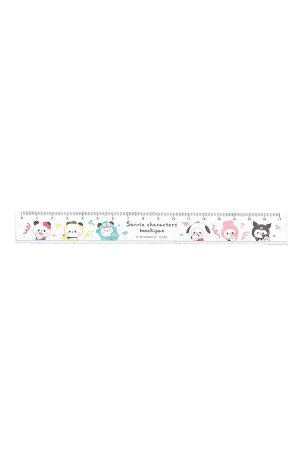 Sanrio Mochipan Linjal | 17cm Linjal | Søt & Praktisk
