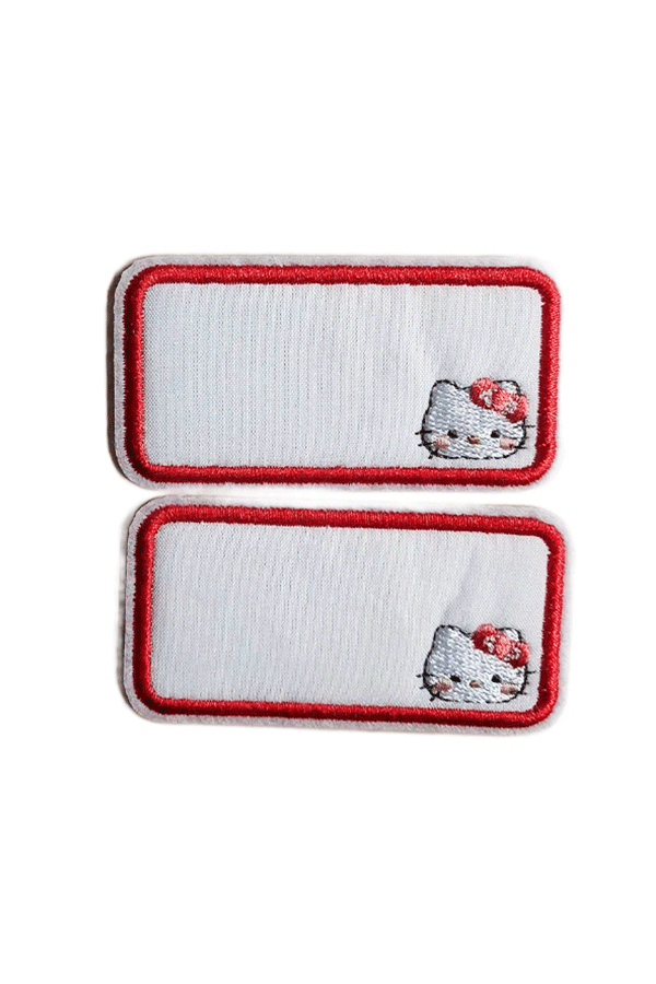Sanrio Navnelapp | Broderi Strykemerke | Velg Din Favoritt