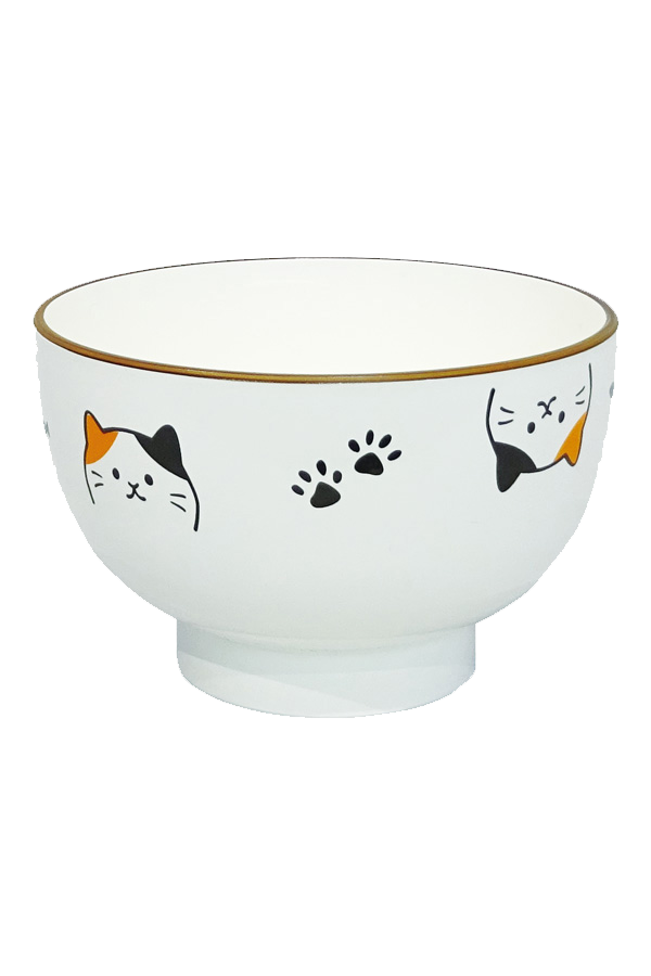 Cat Rice Bowl: Mikeneko