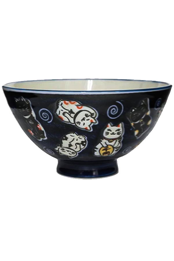 Cat Rice Bowl: Maneki-neko