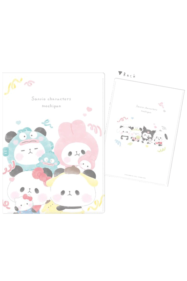 Sanrio Plastic folder | Mochipan 6-Pocket Folder | Keep Order