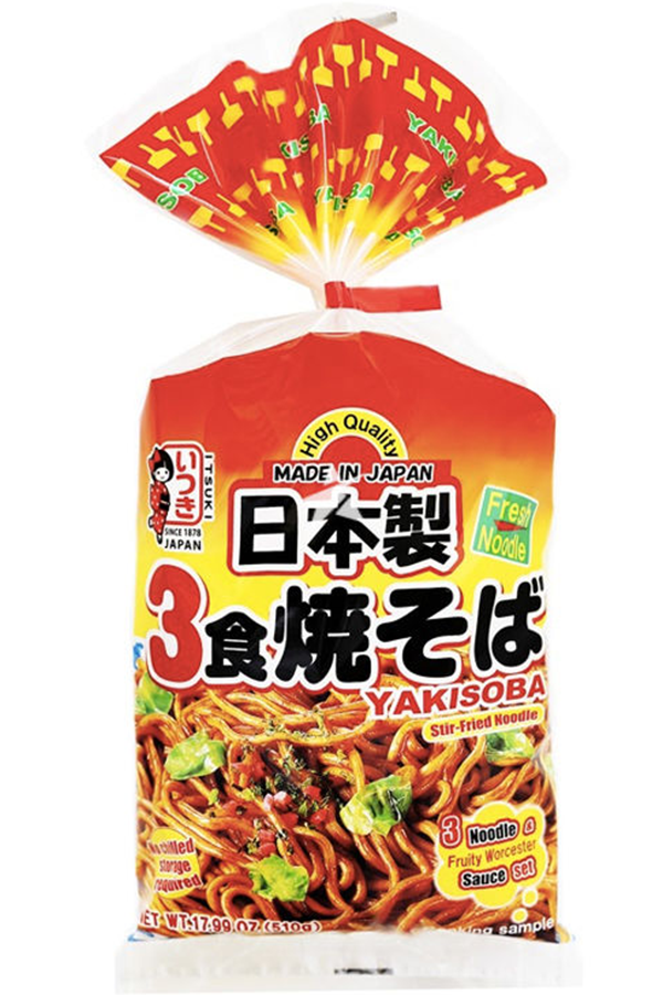 Yakisoba 3P Nudler 510g