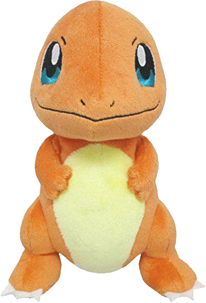 Sanei Boeki plysj av Charmander fra Pokémon All Star Collection.