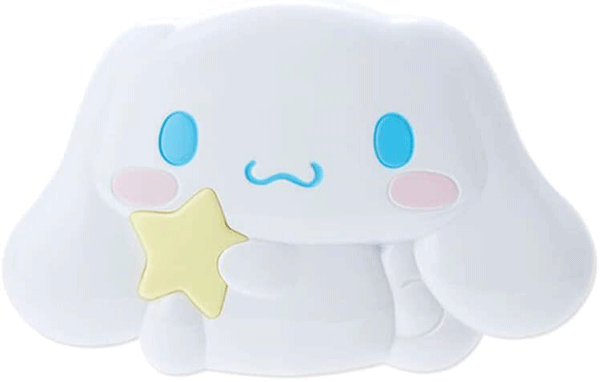 Kompakt speil- og kam-sett med Cinnamoroll-design fra Sanrio.