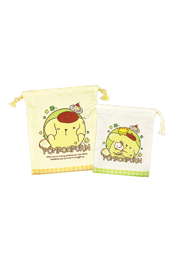 Small Bag Drawstring Set: : Pompompurin