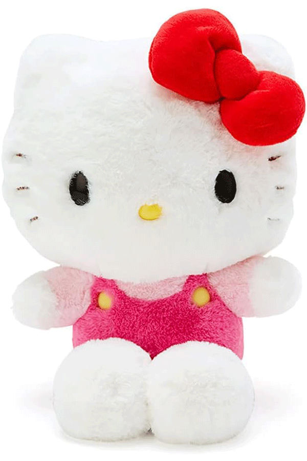 Den mellomstore (Størrelse M) Hello Kitty plysjbamsen fra Sanrio Original.