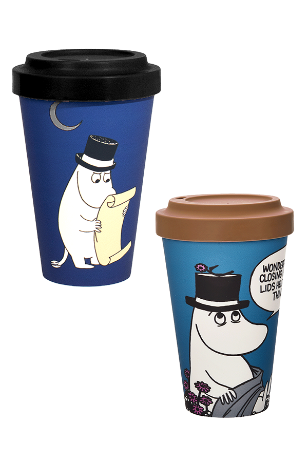 Stort kaffekrus på 450ml fra Nordicbuddies med motiv av Mummipappa