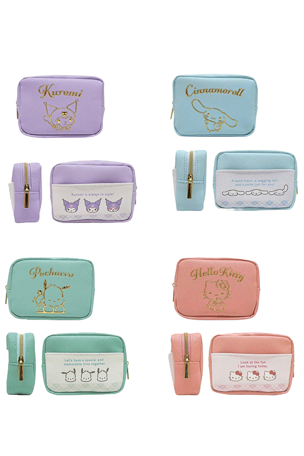 Sanrio minivesker med en unik, puffy TPU-finish.