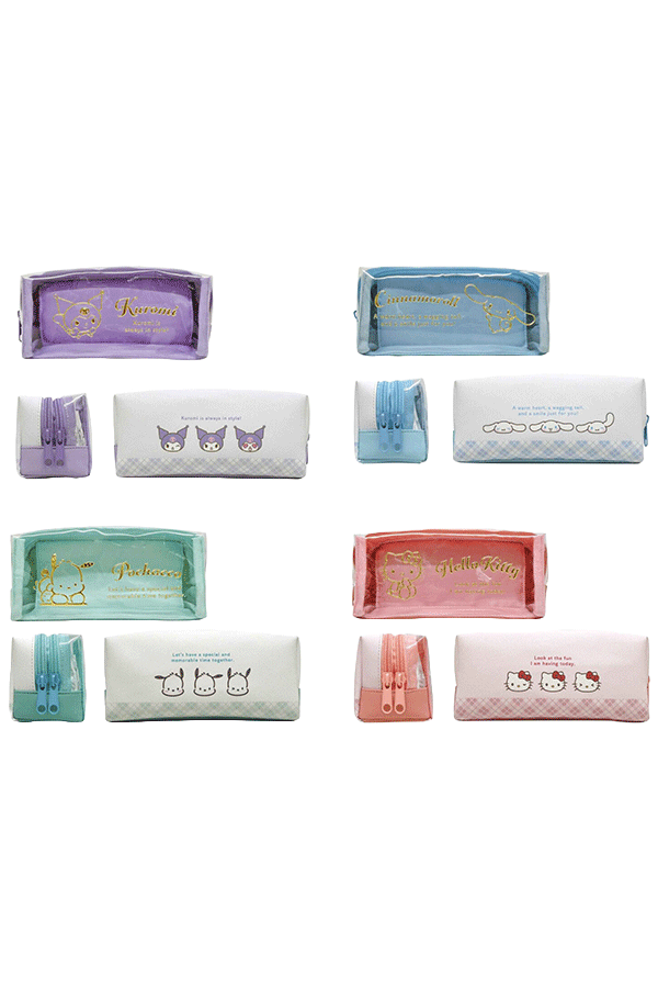 Sanrio penal med 2 rom fra 'New Clear'-serien med en unik, puffy TPU-finish.