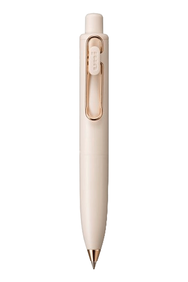Uni-ball One P "Rose Gold" Limited Edition gelpenn i fargen Yoghurt.