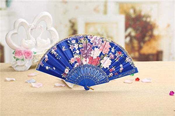 8 Set-Piece Floral Fan Flower Japanese Design Alt Japansk