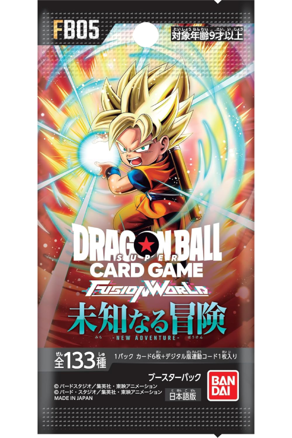 Dragonball Super Card Game Fusion World: New Adventure Booster Pack