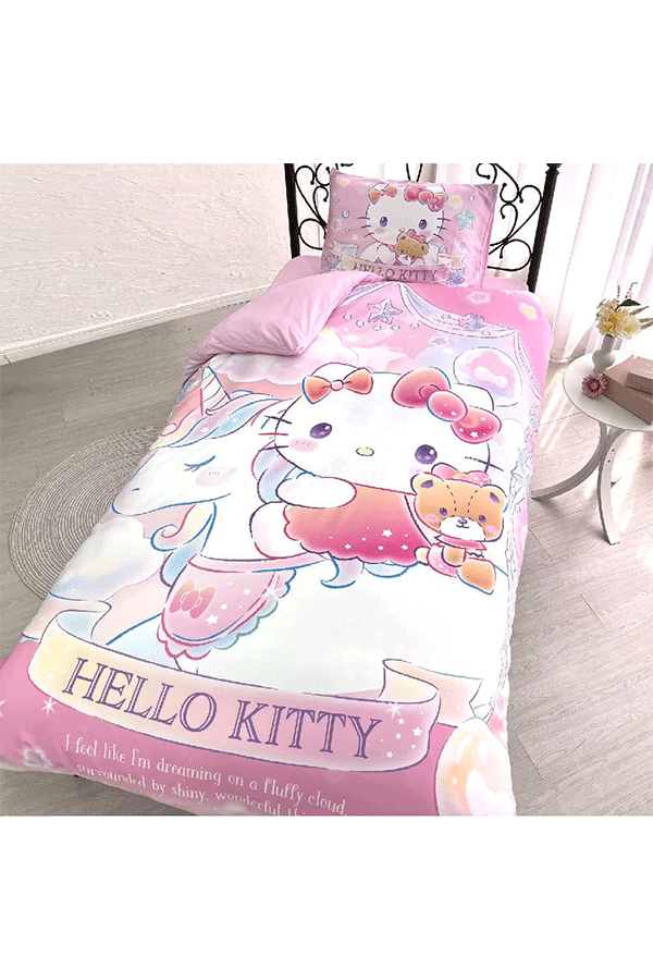 Bed Sheets Set: Hello Kitty Alt Japansk