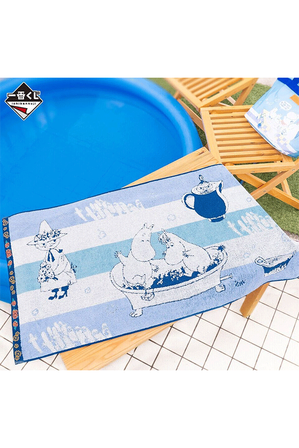 Jacquard Bath Towel: Moomin Alt Japansk