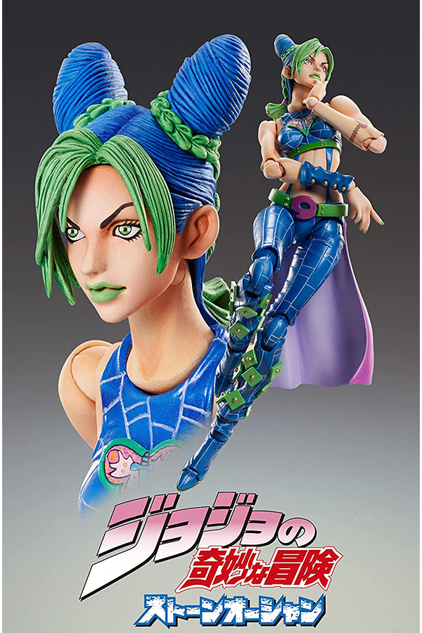 Jolyne Cujoh Super Movable Statue: Jojo's Bizarre Adventure Alt Japansk