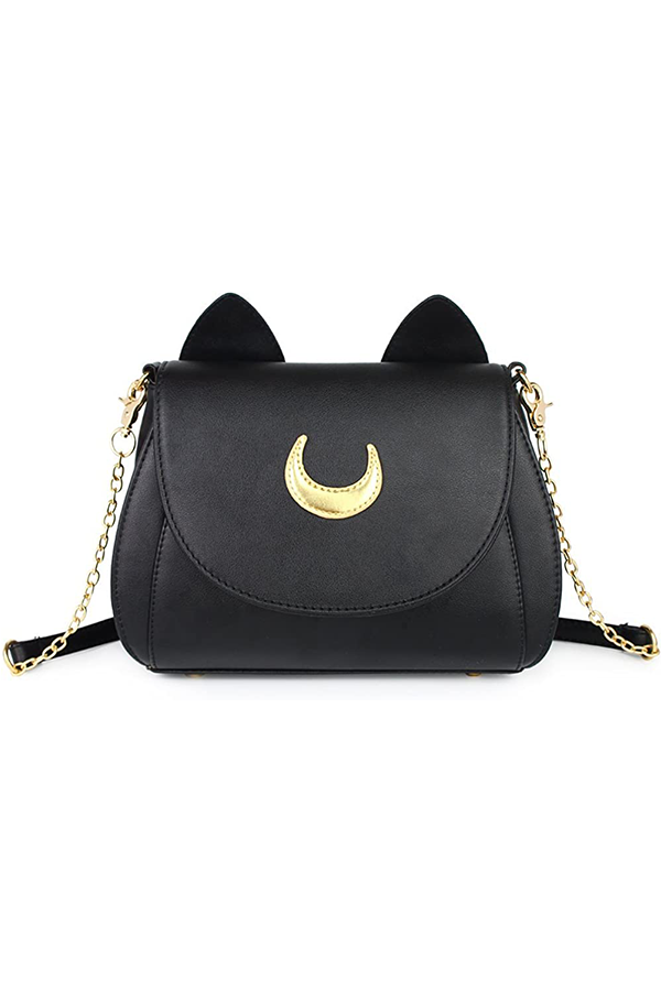 Luna Cat Leather Gothic Purse: Sailor Moon Alt Japansk