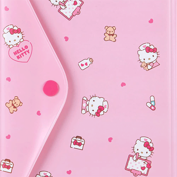 Medicine Notebook & Examination Voucher Case: Hello Kitty Alt Japansk