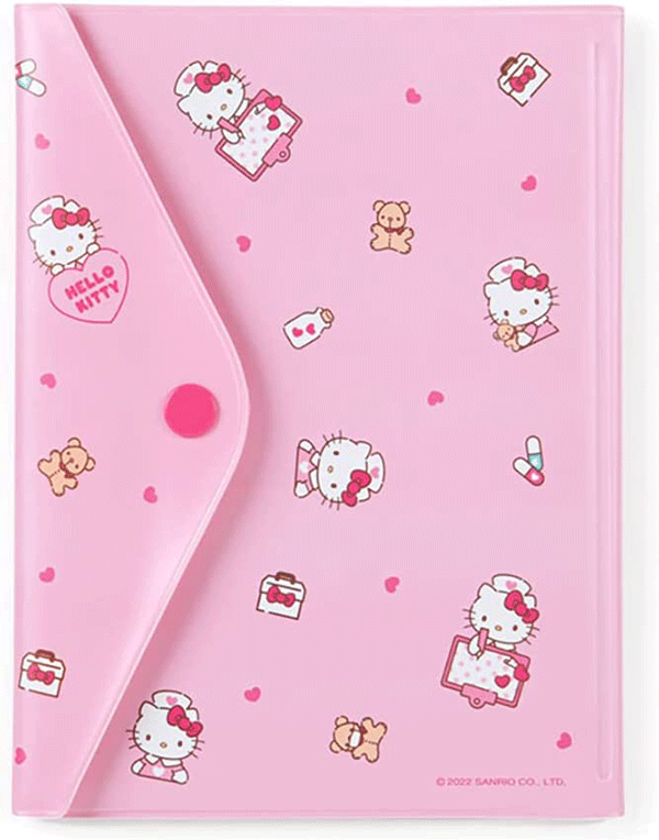 Medicine Notebook & Examination Voucher Case: Hello Kitty Alt Japansk