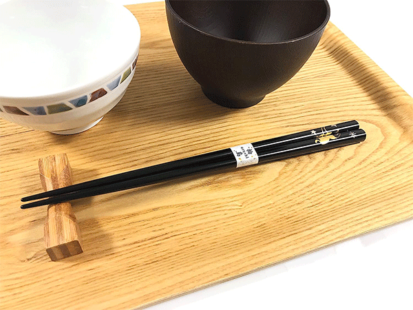 Moon Neko Black Chopsticks Alt Japansk