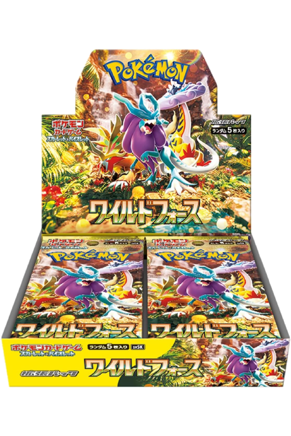 Pokémon Wild Force japansk booster box – Scarlet & Violet SV5K – Alt Japansk