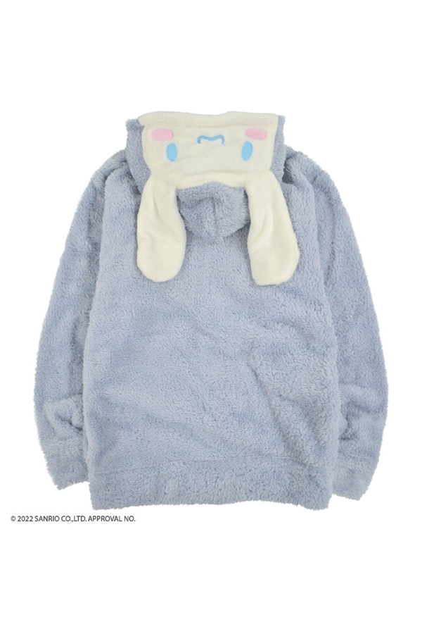 Sanrio Feather Hoodie Soft Blue: Cinnamoroll Alt Japansk