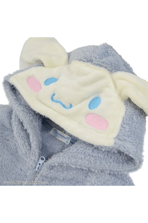 Sanrio Feather Hoodie Soft Blue: Cinnamoroll Alt Japansk