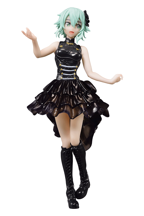 Sinon Black Dress Figure: Sword Art Online Alicization Alt Japansk