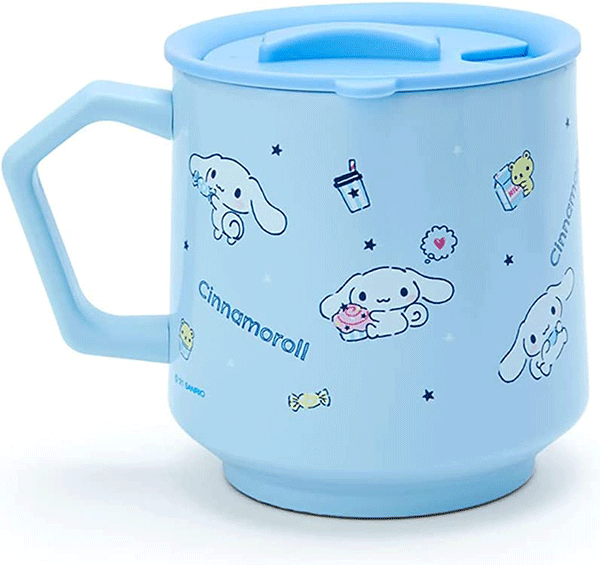 Stainless Steel Mug with Lid: Cinnamoroll Alt Japansk