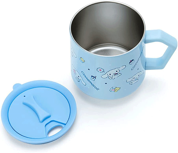 Stainless Steel Mug with Lid: Cinnamoroll Alt Japansk