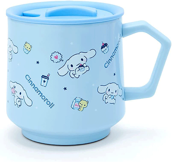 Stainless Steel Mug with Lid: Cinnamoroll Alt Japansk