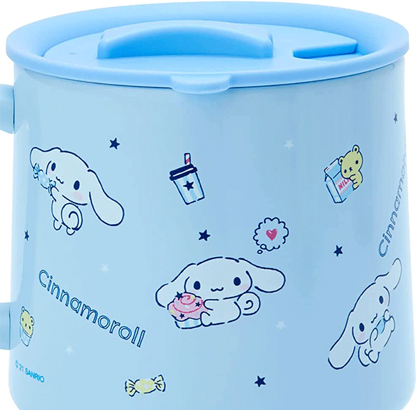 Stainless Steel Mug with Lid: Cinnamoroll Alt Japansk