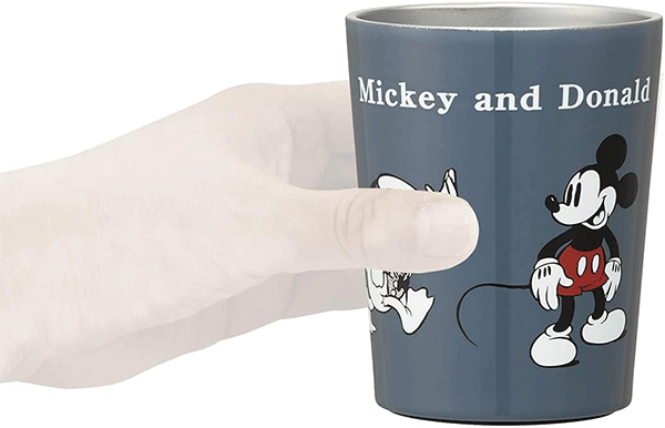 Stainless Steel Tumbler: Mickey & Donald 240ml Alt Japansk