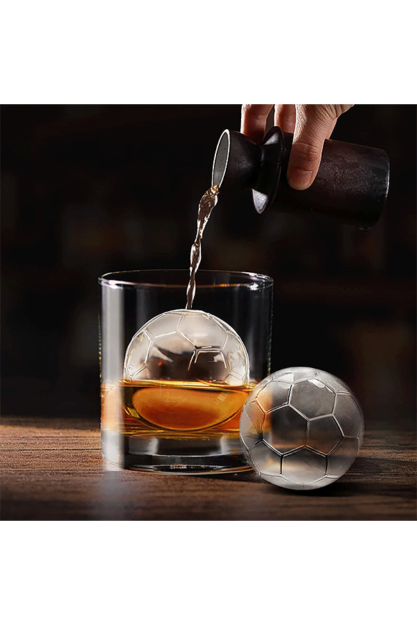 Transparent Ice Football Maker Tray 7cm Alt Japansk