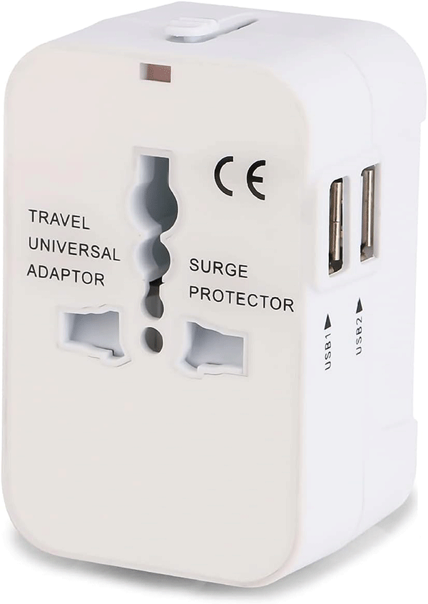 Travel Adapter: Worldwide Universal Charger with USB Port Alt Japansk