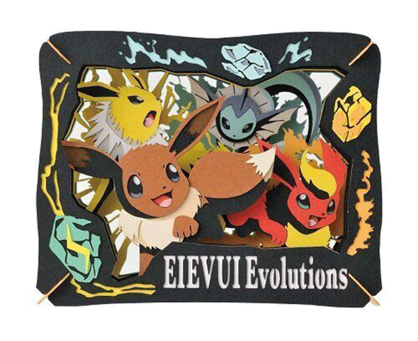 Paper Theatre Series EIEVUI Evolutions: Pokémon [DIY]