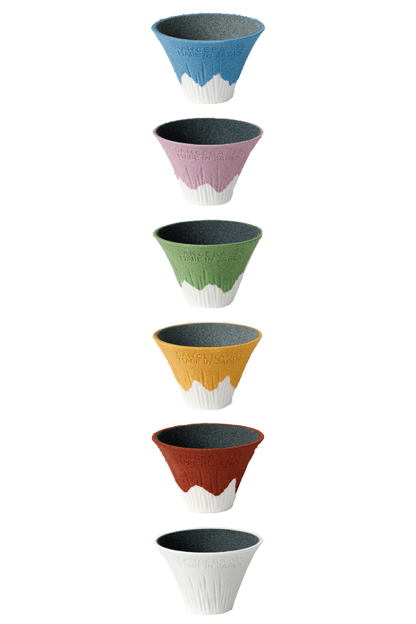 Mt. Fuji Ceramic Coffee Filter Reusable